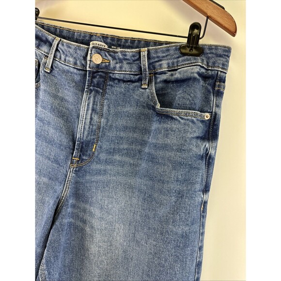 Old Navy Wide Leg Extra High Rise Jeans Denim Relaxed Zip Button 580116 Women 16 - Picture 4 of 14